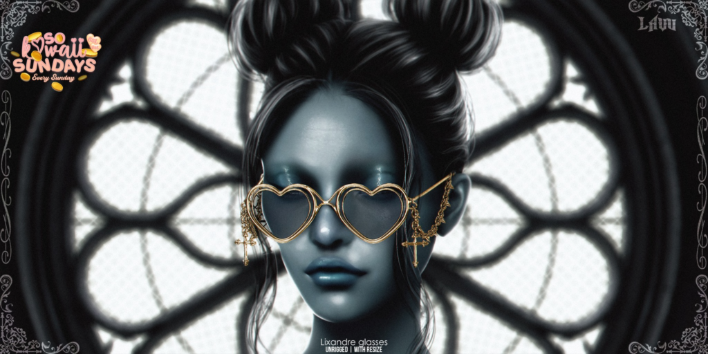 Lixandre Glasses	&lt;a href=&quot;http://maps.secondlife.com/secondlife/Magic%20Sky/181/146/2022&quot;&gt;Teleport&lt;/a&gt;