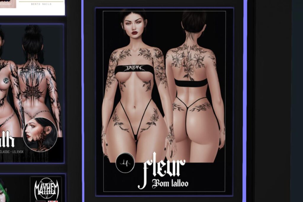 Fleur Tattoo, L$150