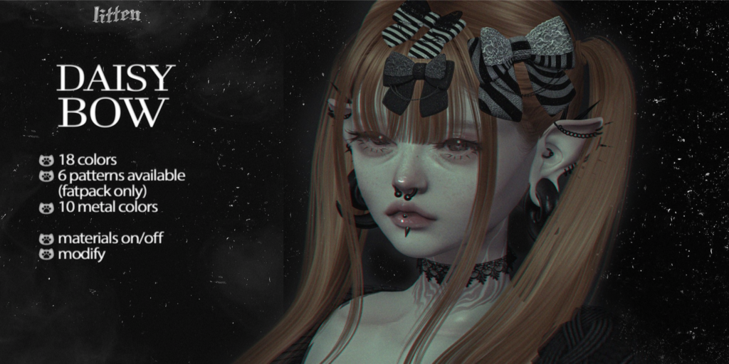 Daisy Bow	&lt;a href=&quot;http://maps.secondlife.com/secondlife/Tomoeda/86/145/27&quot;&gt;Teleport&lt;/a&gt;