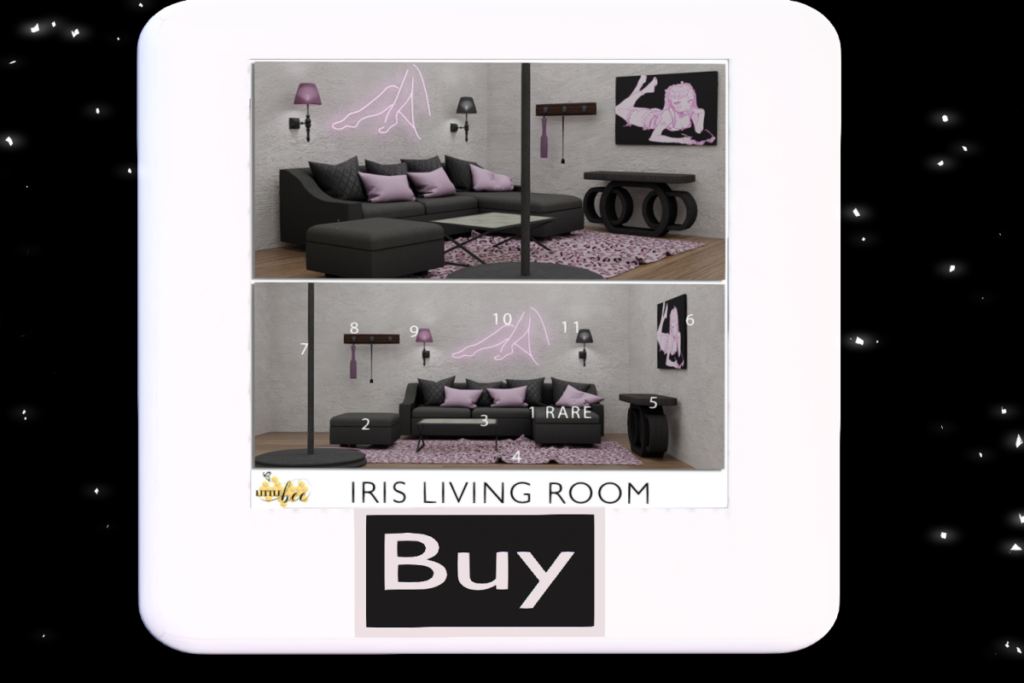 Iris Living Room, L$59 each pull/L$1999 FP