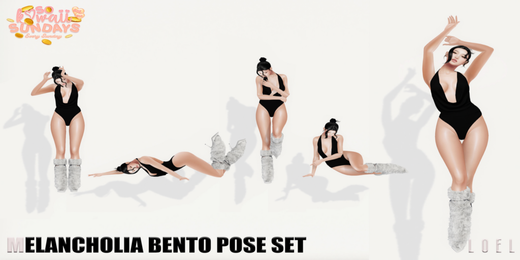 Melancholia Poses	&lt;a href=&quot;http://maps.secondlife.com/secondlife/Stargazer%20Galaxy/101/47/3118&quot;&gt;Teleport&lt;/a&gt;