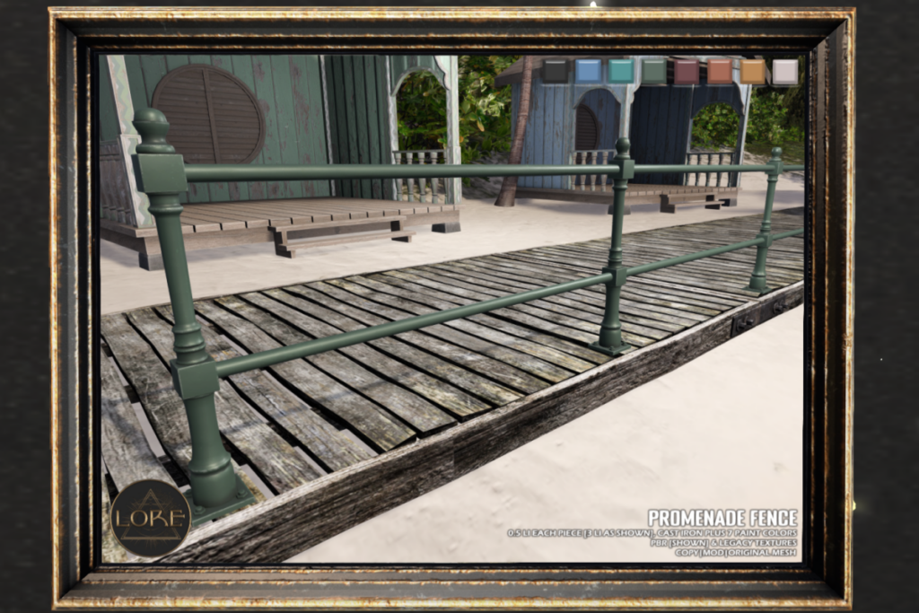 Promenade Fence, L$350