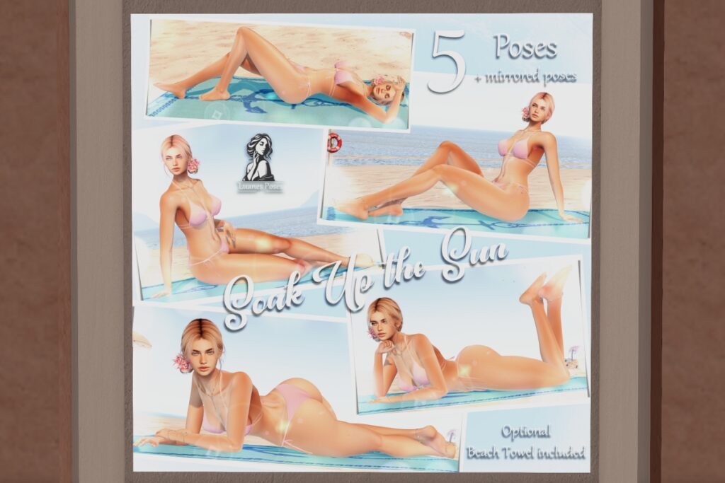 Soak Up The Sun Poses &amp; Props, L$299