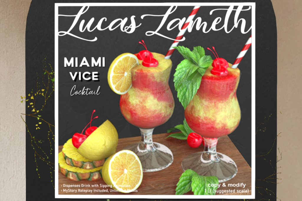Miami Vice Cocktail Dispenser, L$299