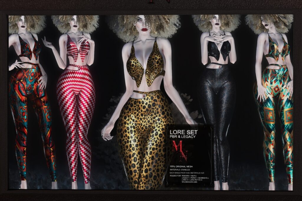 Lore Set - Legacy/MaitreyaX/Nhumana/Reborn/+mods, L$350 each