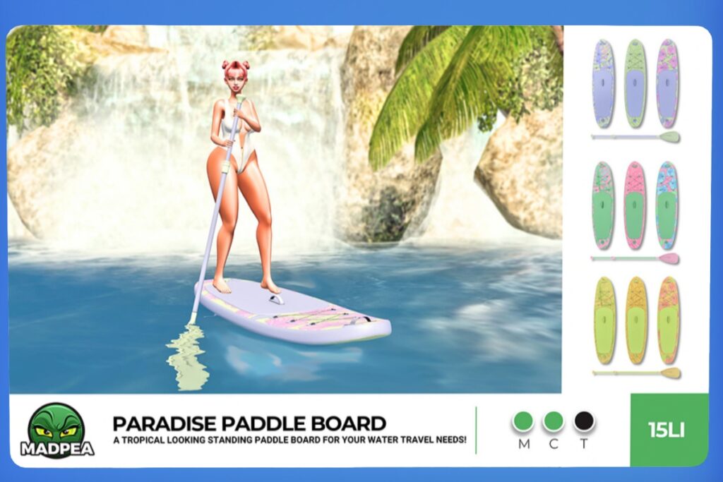 Paradise Paddle Board, L$349 FP