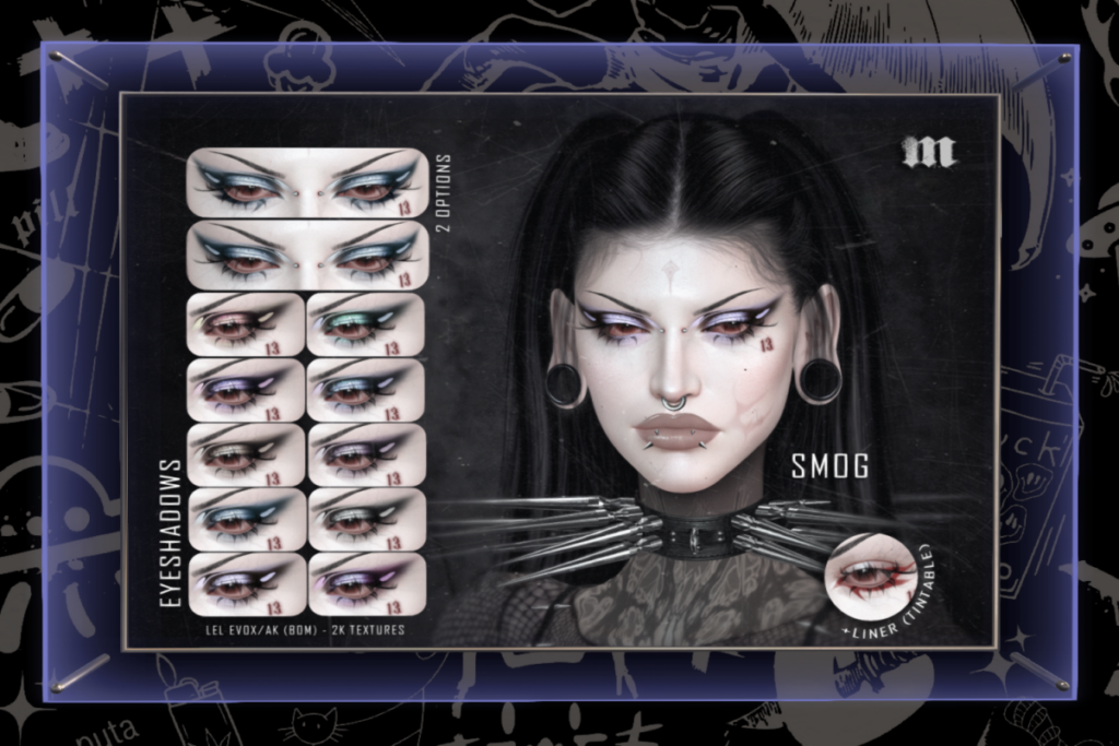 Smog Eyeshadow - AkX/EvoX, L$200