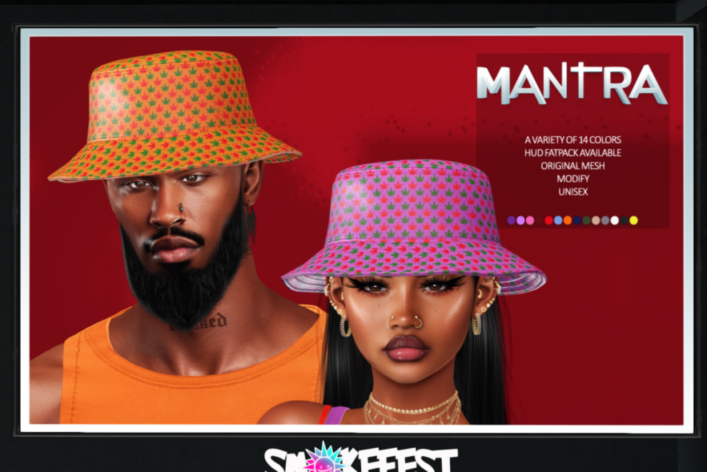 420 Bucket Hat, L$200 each/L$1499 FP