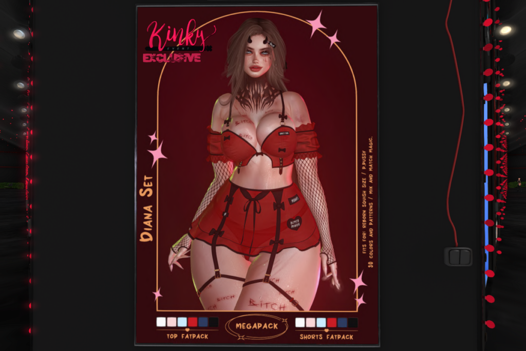 Diana Top &amp; Shorts - Reborn/+mods, L$299 each/L$1750 each FP/L$3000 MP