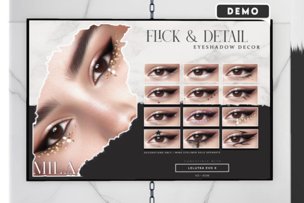 Flick &amp; Detail Eyeshadow Décor - EvoX, L$299