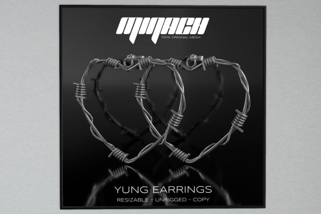 Yung Earrings, L$399