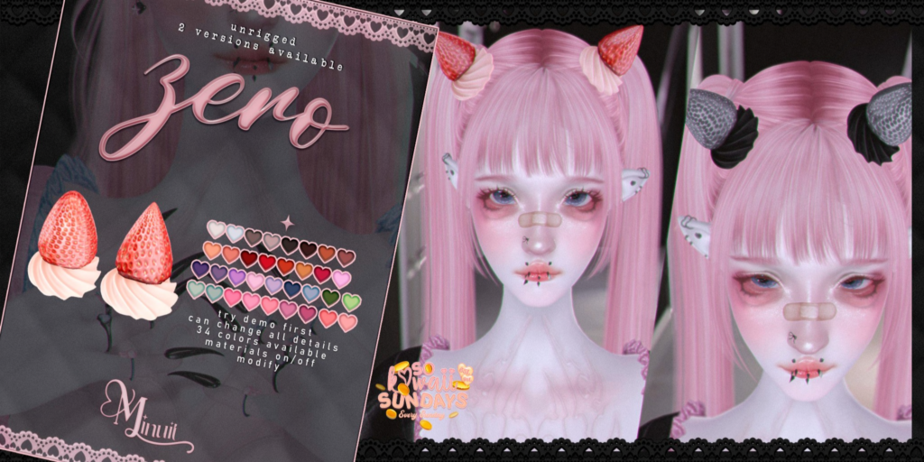 Zero Horns	&lt;a href=&quot;http://maps.secondlife.com/secondlife/Tomoeda/212/204/2063&quot; target=&quot;_blank&quot;&gt;Teleport&lt;/a&gt;