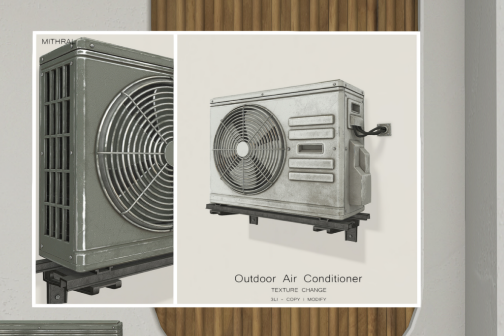 Outdoor Air Conditioners, L$119 each/L$299 FP