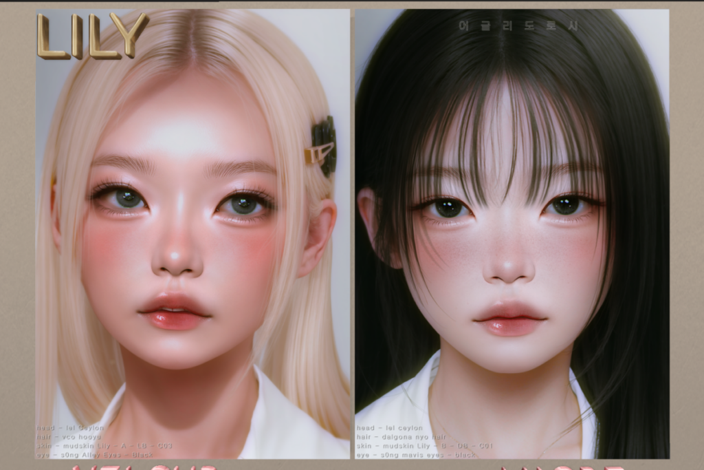 Lily Skin - EvoX, L$699 each/L$3999 FP