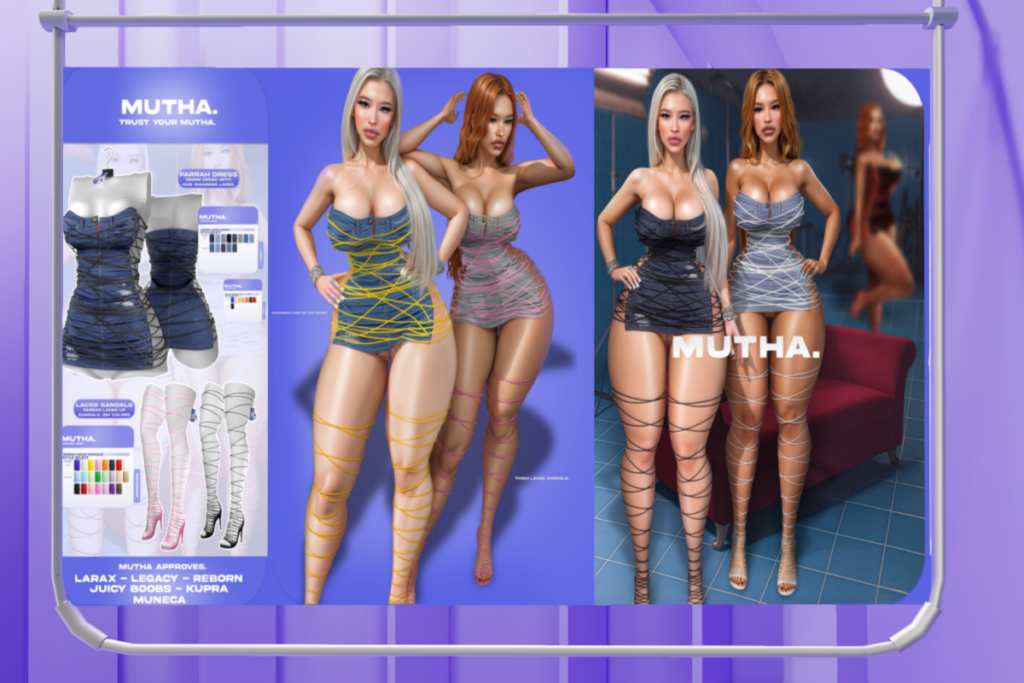 Farrah Dress and Heels - Inithium/Legacy/MaitreyaX/Reborn/Yentements/+mods, L$385 each/L$799-L$1199 each FP/L$1899 MP