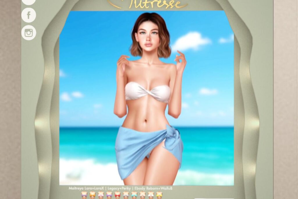 Layla Swimsuit &amp; Skirt - Legacy/MaitreyaX/Reborn/+mods, L$188 each