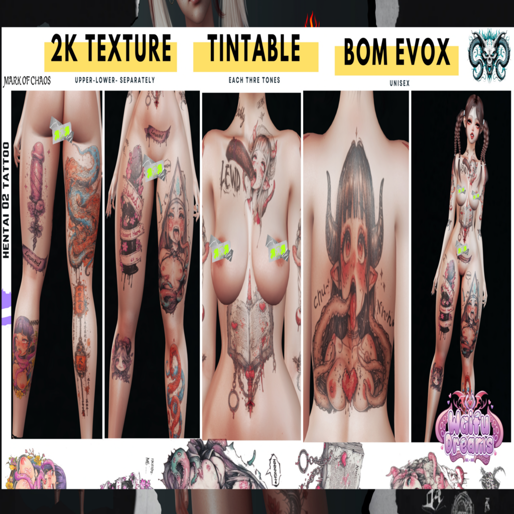 Hentai 02 Tattoos - EvoX