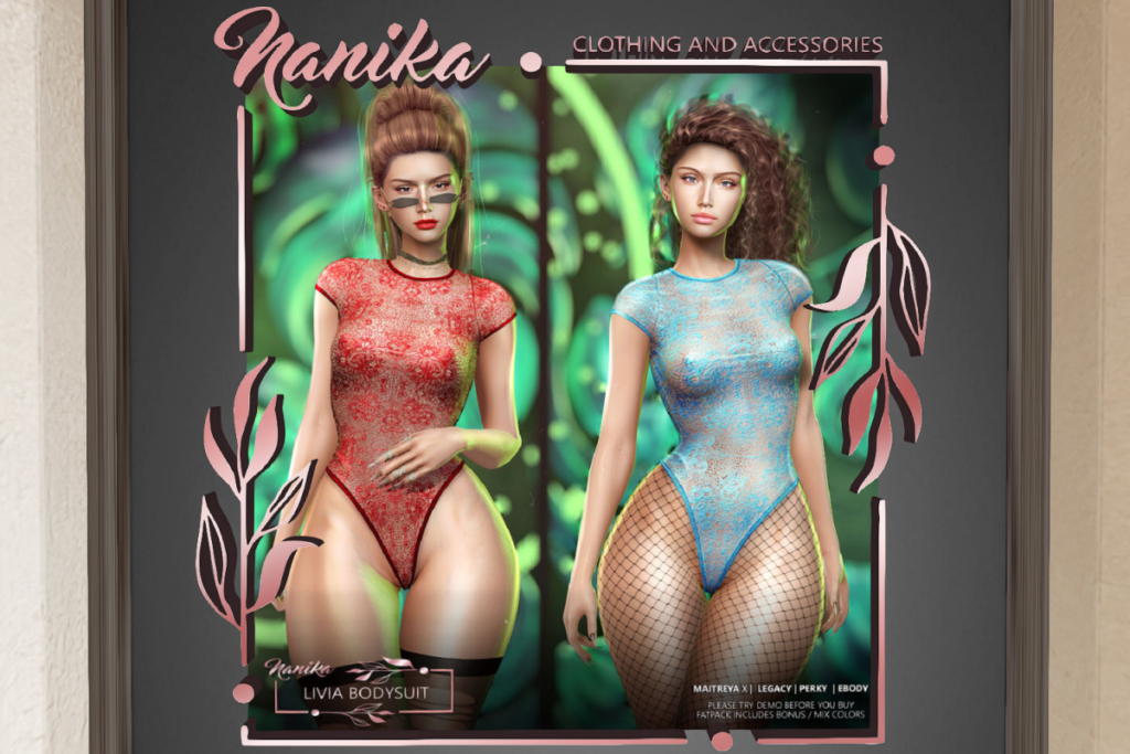 Livia Bodysuit - Legacy/MaitreyaX/Reborn/+mods, L$220 each/L$999 FP