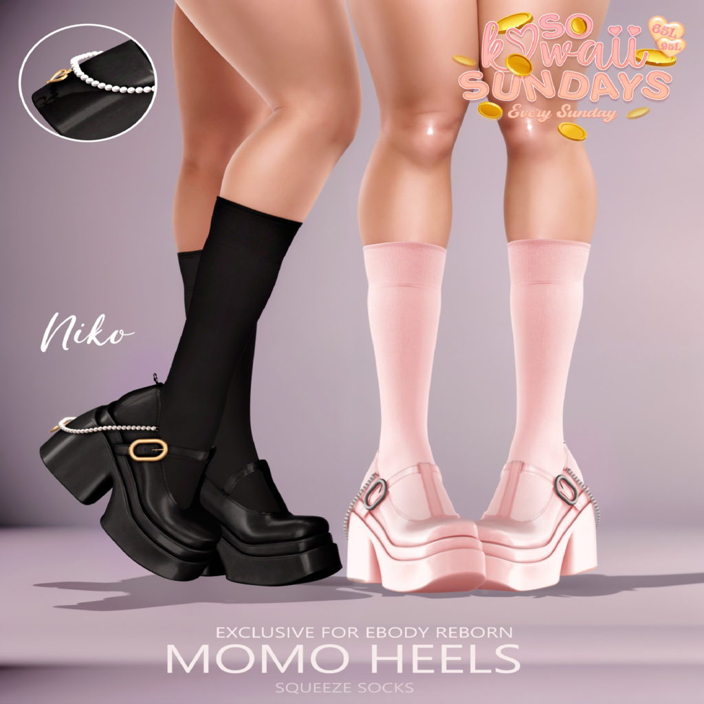 Momo Heels - Reborn/+mods	&lt;a href=&quot;http://maps.secondlife.com/secondlife/Surreal%20Pink/83/99/3022&quot;&gt;Teleport&lt;/a&gt;