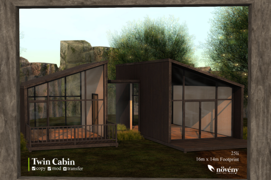 Twin Cabin	&lt;a href=&quot;https://maps.secondlife.com/secondlife/Orchard%20Heights/190/53/1663&quot;&gt;Teleport&lt;/a&gt;