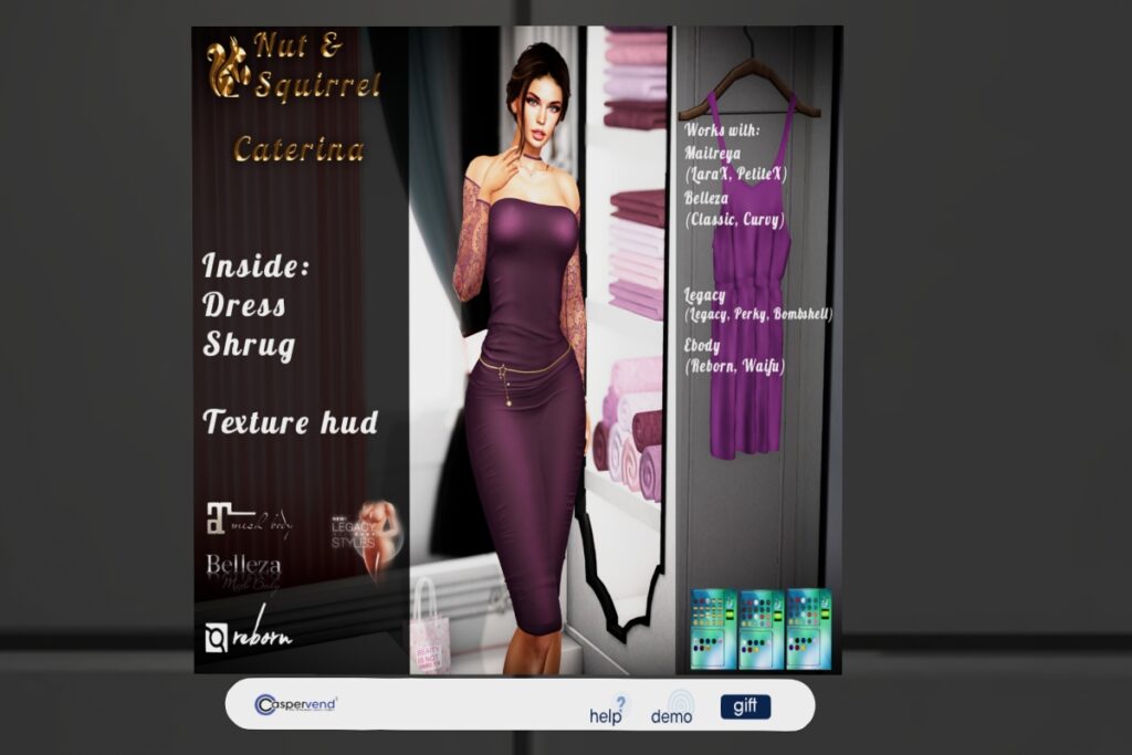 Caterina Outfit - GenX/Legacy/MaitreyaX/Reborn/+mods, L$99 FP