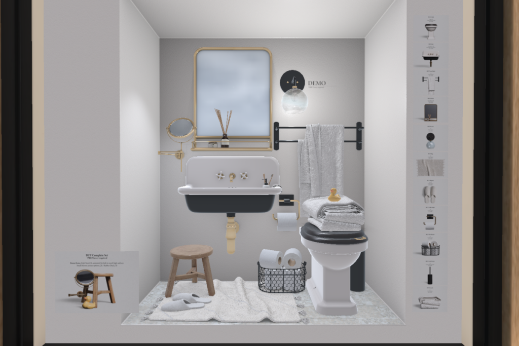 Apartment Bathroom Collection, L$99-L$399 each/L$2199 FP