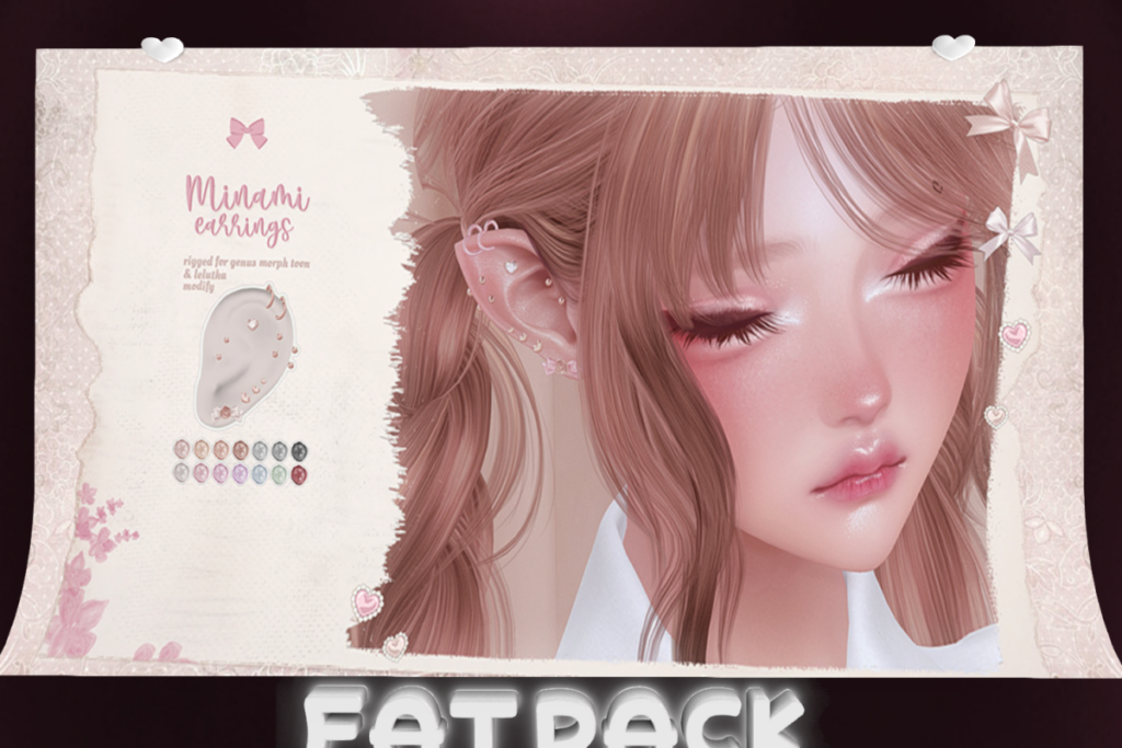 Minami Earrings - Genus Morph, L$270