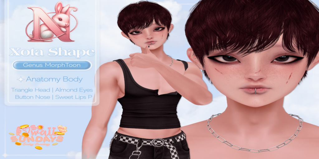 Xota Shape - Genus MorphToon/Anatomy	&lt;a href=&quot;http://maps.secondlife.com/secondlife/Dolcenotte/94/156/1769&quot; target=&quot;_blank&quot;&gt;Teleport&lt;/a&gt;