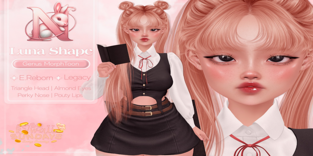 Luna Shape - Genus MorphToon/Legacy/Reborn	&lt;a href=&quot;http://maps.secondlife.com/secondlife/Dolcenotte/94/156/1769&quot; target=&quot;_blank&quot;&gt;Teleport&lt;/a&gt;