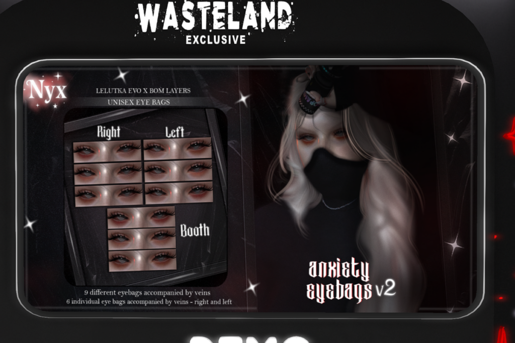 Anxiety Eyebags v2 - EvoX, L$295