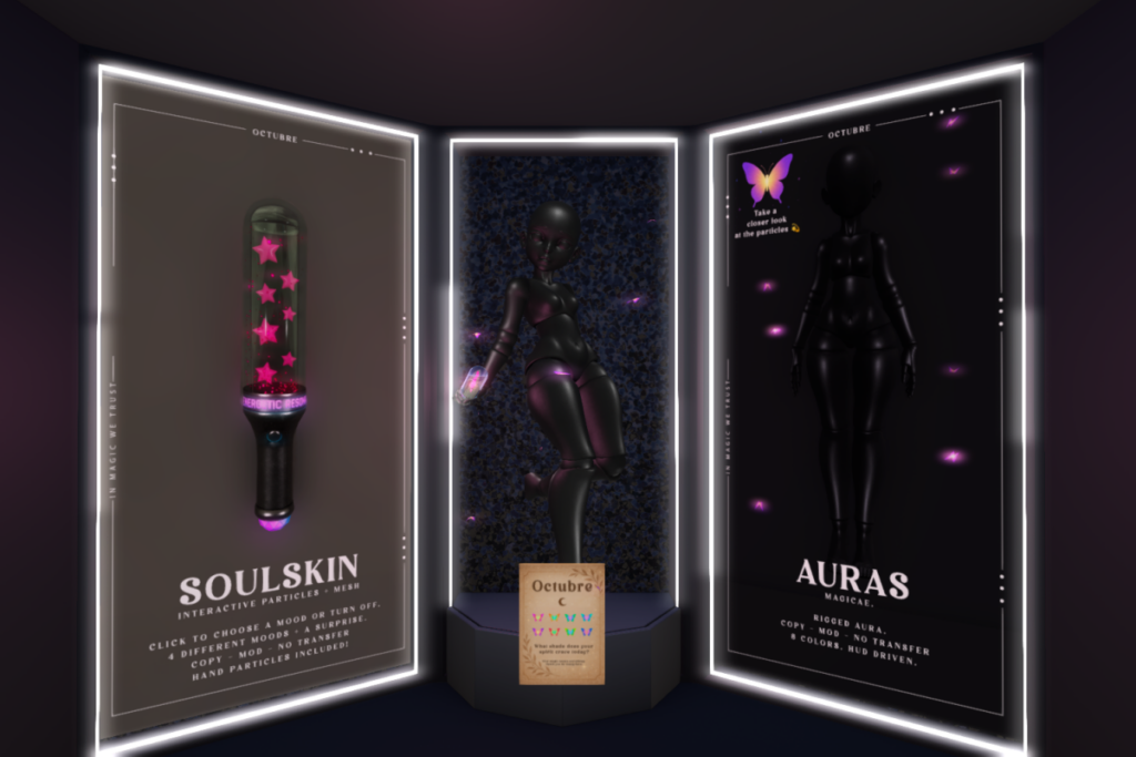 Soulskin Interactive Particles, L$500 | Magicae Auras, L$340