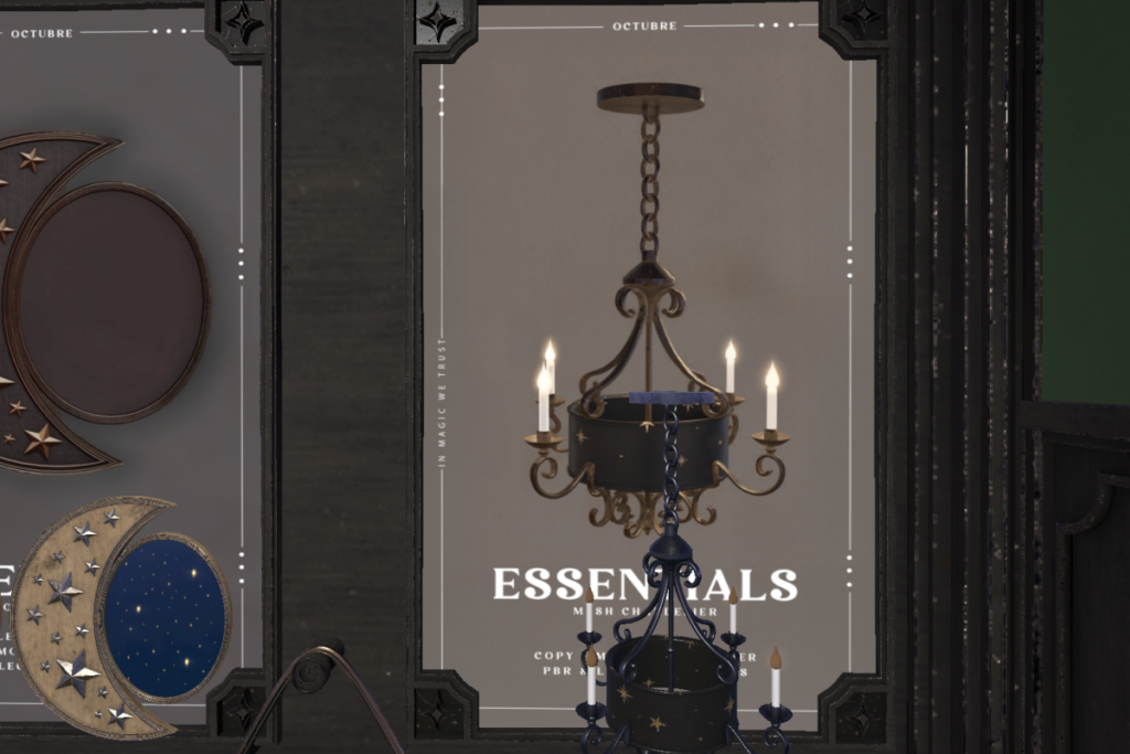 Chandelier	&lt;a href=&quot;http://maps.secondlife.com/secondlife/Mellor/95/70/26&quot;&gt;TELEPORT&lt;/a&gt;