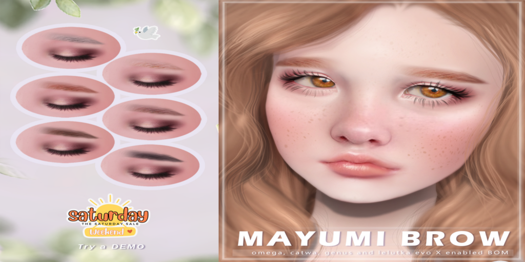 Mayumi Brows - Catwa/EvoX/Genus/Omega	&lt;a href=&quot;http://maps.secondlife.com/secondlife/FallingFaith/63/101/3902&quot;&gt;Teleport&lt;/a&gt;