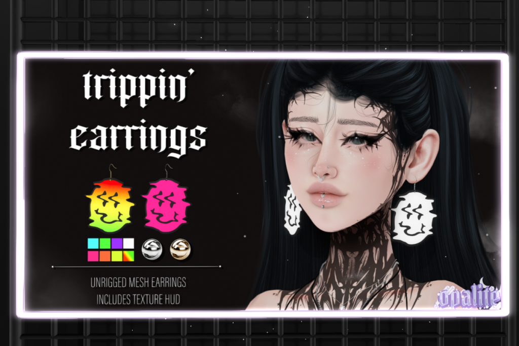 Trippin&#039; Earrings, L$375