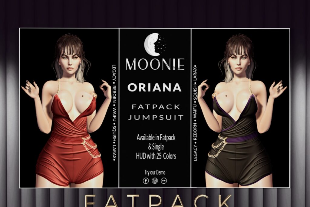 Oriana Jumpsuit - Legacy/MaitreyaX/Reborn/+mods, L$169 each/L$450 FP