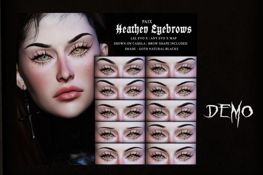 Heathen Eyebrows - EvoX, L$499 FP