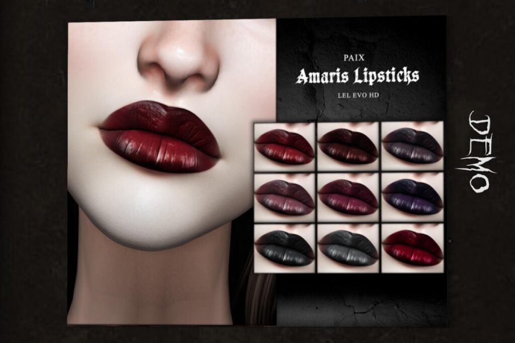 Amaris Lipstick - EvoX, L$179