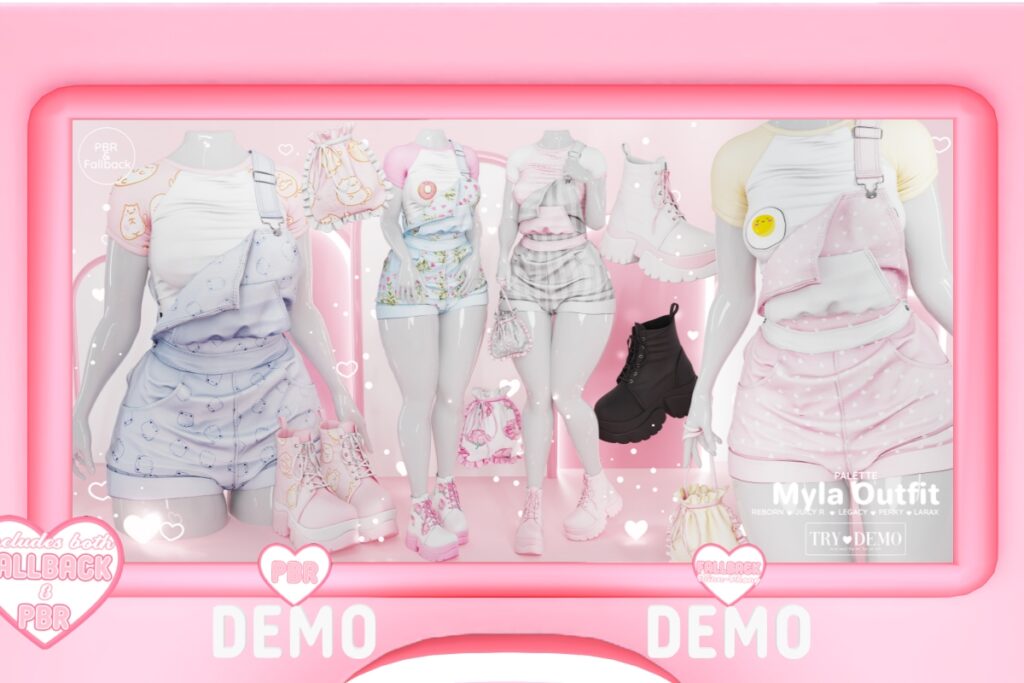 Myla Outfit - Legacy/MaitreyaX/Reborn/+mods, L$249-L$329 each/L$999-L$1999 each FP/L$3999 MP