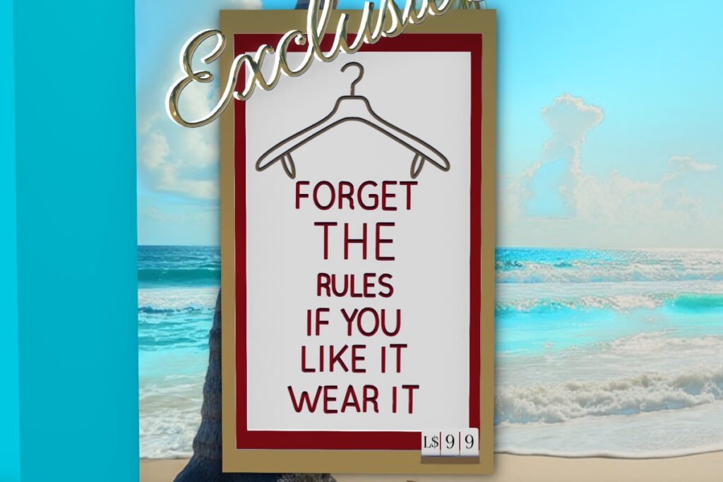 Forget The Rules Picture, L$99