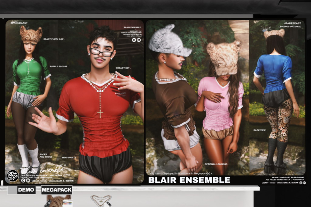 Blaire Ensemble - Legacy F+M/MaitreyaX/Reborn, L$279 each/L$499-L$1299 each FP