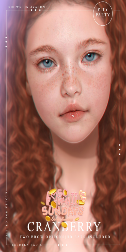 Cranberry Skin - EvoX	&lt;a href=&quot;http://maps.secondlife.com/secondlife/Cosmos/141/65/995&quot;&gt;Teleport&lt;/a&gt;