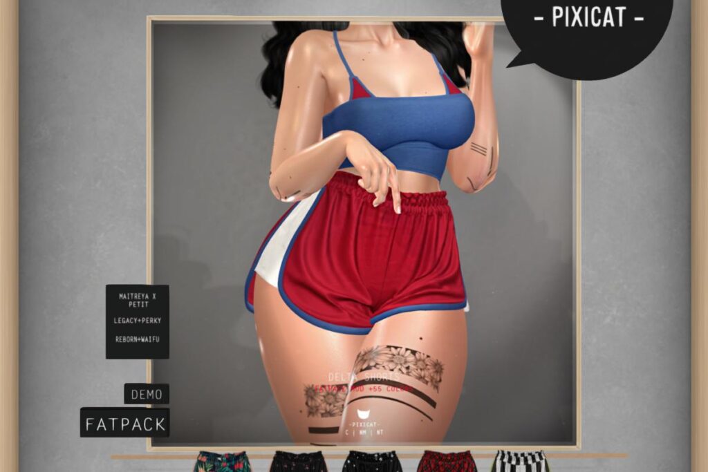 Delta Shorts - Legacy/MaitreyaX/Reborn/+mods, L$188 each/L$888 FP
