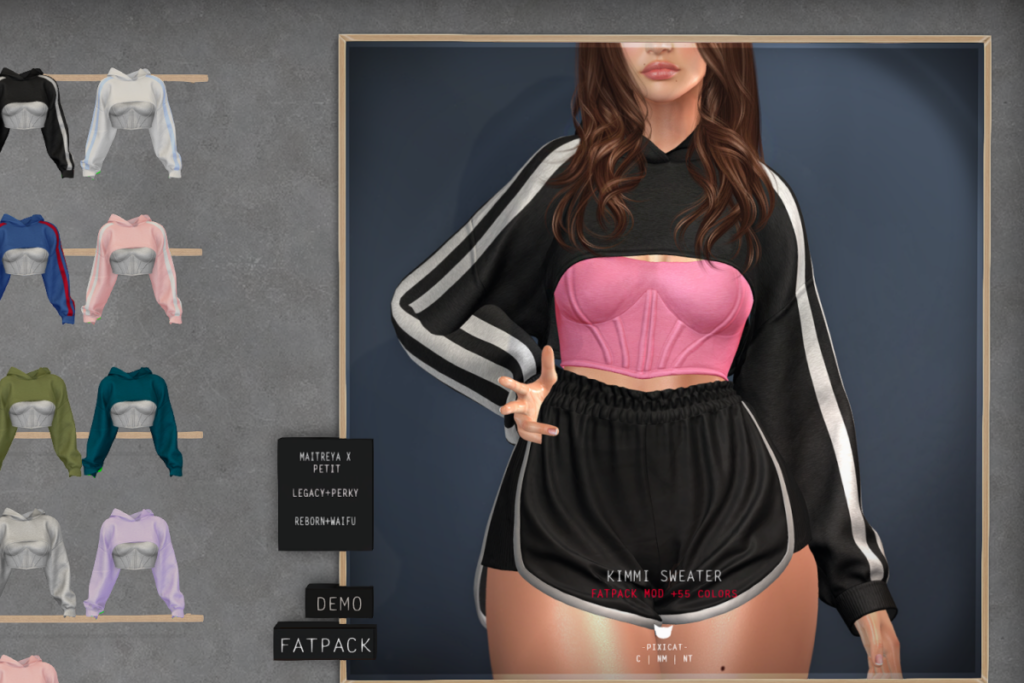Kimmi Sweater - Legacy/MaitreyaX/Reborn/+mods, L$275 each/L$1200 FP