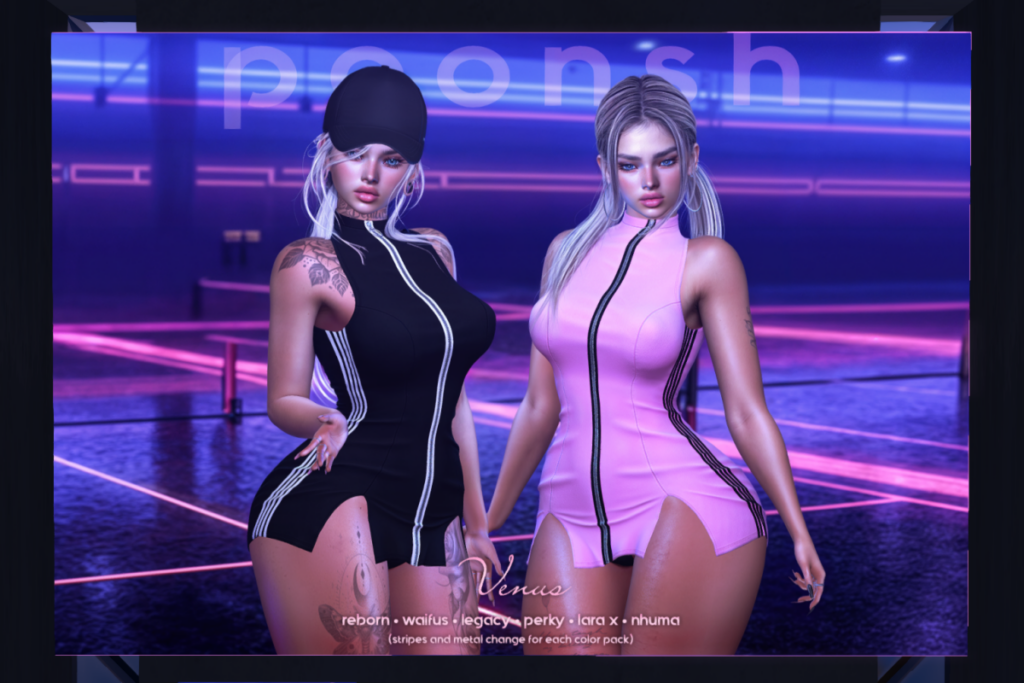 Venus Dress - Legacy/MaitreyaX/Nhumana/Reborn/+mods, L$350 each/L$1500 FP