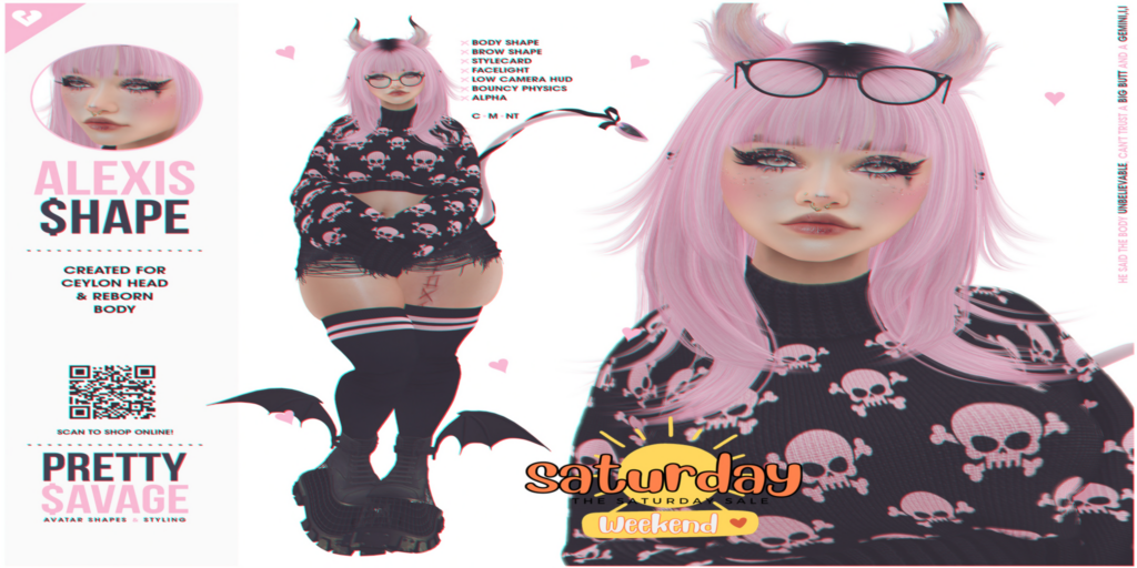 Alexis Shape - EvoX Ceylon/Reborn	&lt;a href=&quot;http://maps.secondlife.com/secondlife/Slytherin/121/104/1070&quot;&gt;Teleport&lt;/a&gt;