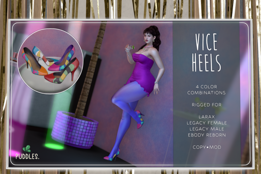 Vice Heels - Legacy F+M/MaitreyaX/Reborn, L$300