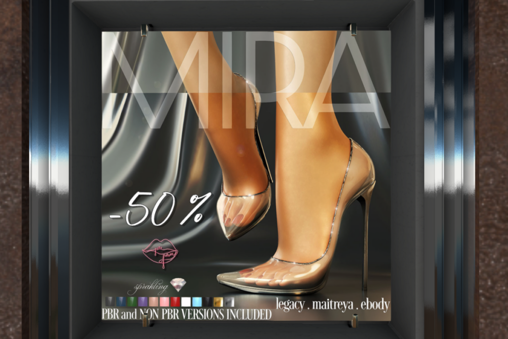 Mira Pumps - Legacy/Maitreya/Reborn, L$199