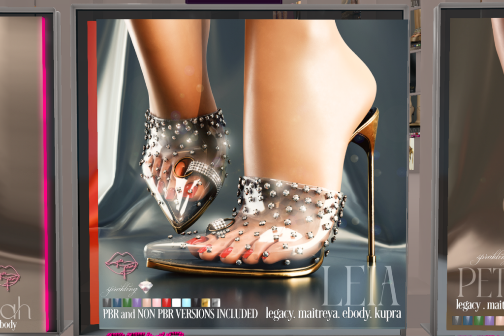 Leia Pumps - Inithium/Legacy/Maitreya/Reborn	&lt;a href=&quot;http://maps.secondlife.com/secondlife/Pure%20Poison%20District/183/72/21&quot;&gt;TELEPORT&lt;/a&gt;