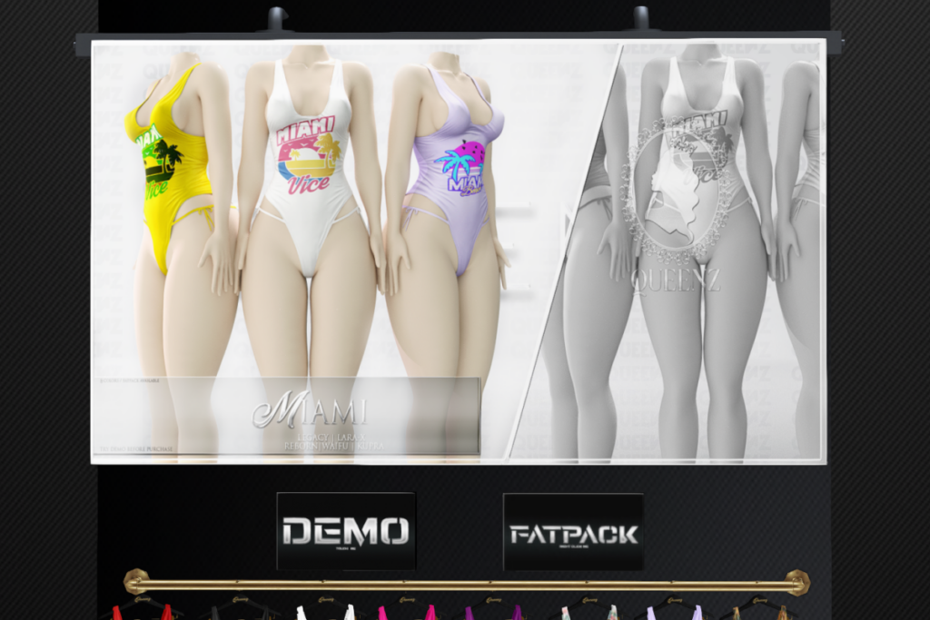 Miami Bodysuit - Inithium/Legacy/MaitreyaX/Reborn/+mods, L$199 each/L$1299 FP