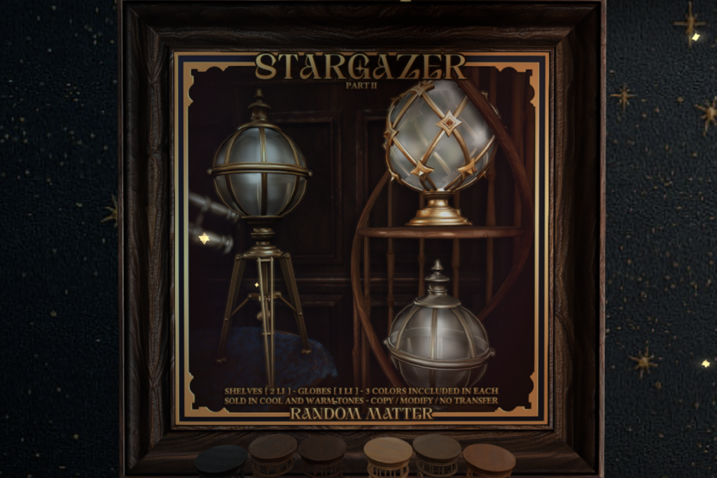 Stargazer Part II Set, L$125-L$240 each